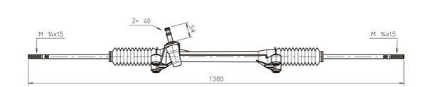 GENERAL RICAMBI Рулевой механизм WW4033